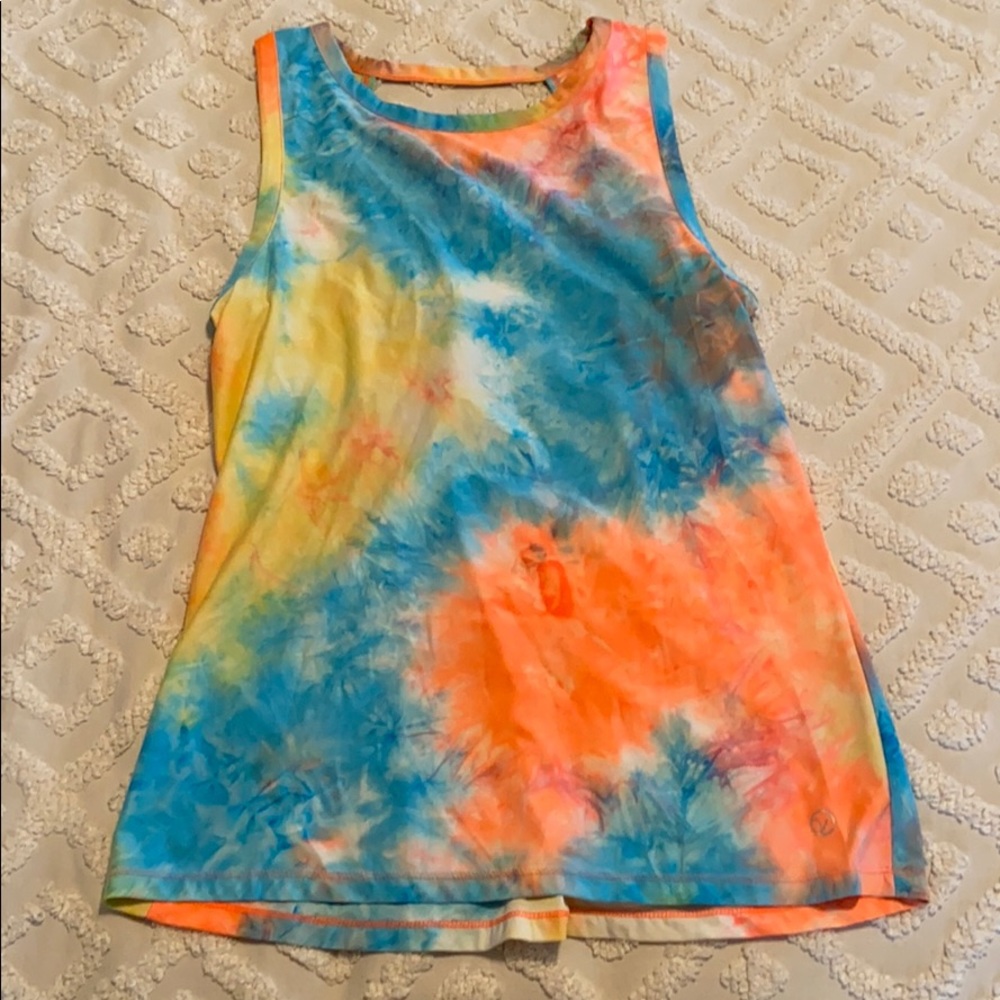 Vogo tie dye athletic tank top